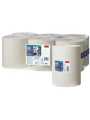 Utierky papierové kotúčové TORK M2 systém, biele