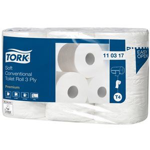 Toaletný papier TORK, T4 systém 3 vrstvový Premium