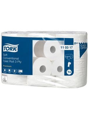 Toaletný papier TORK, T4 systém 3 vrstvový Premium
