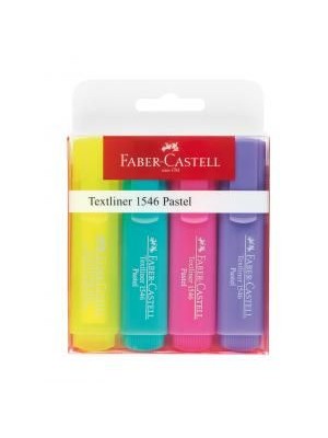 Zvýrazňovač FABER-CASTELL Pastel 1546/4KS