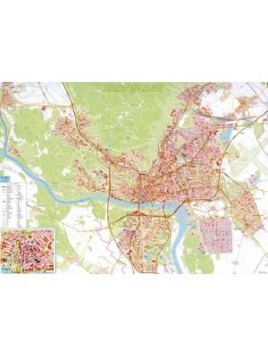 Mapa Bratislava s registrom 1:15.000
