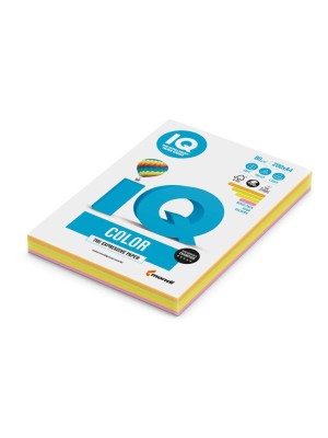 IQ color - neónové farby MIX, A4, 80g