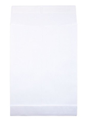 Obálky B4, s X-dnom biele s páskou, 10 ks