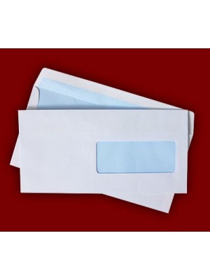 Obálky DL, s okienkom vpravo, s páskou, 50 ks
