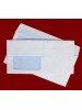 Obálky DL, s okienkon vľavo, s páskou, 50 ks