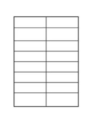 Etikety AGIPA, odnímateľné, 105 x 37 mm