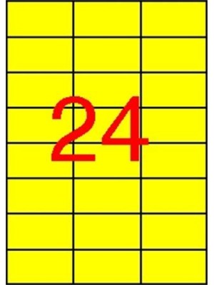 Etikety APLI, 70 x 37 mm, farebné