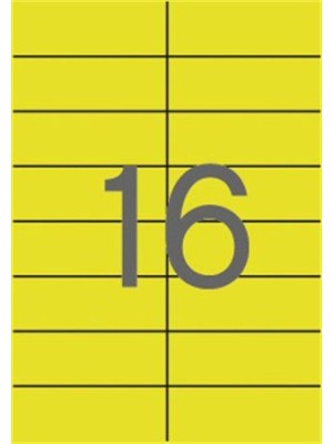 Etikety APLI, 105 x 37 mm, farebné