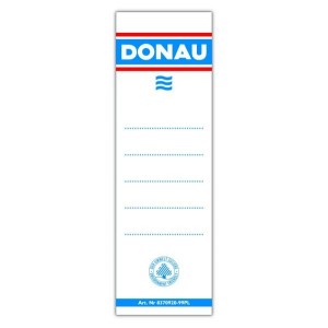 Chrbtové štítky DONAU, samolepiace, 54 x 153 mm