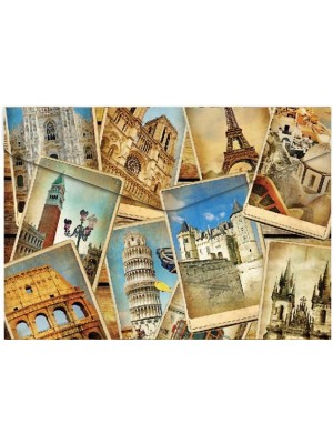 Obálky na patent PANTA PLAST "Cities", A4