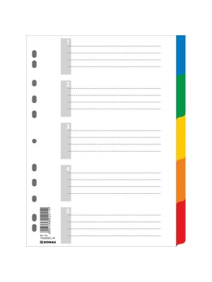 Plastový rozraďovač DONAU, 5-dielny