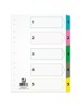 Kartónový rozraďovač Q-CONNECT, 5-dielny