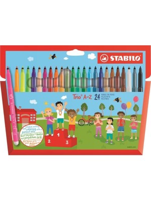 Fixky STABILO Trio A-Z, 24 ks