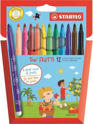 Fixky STABILO Trio Frutti, 12 ks