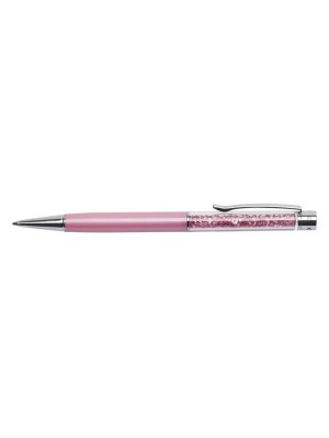 Pero ART Crystella®, s kryštálmi SWAROVSKI®, ružové, guľôčkové