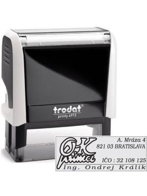 Pečiatka TRODAT Printy 4913; 58x22mm, samonamáčacia