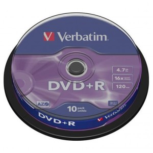 DVD +R Verbatim CakeBox/10 ks