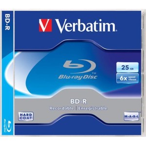 BD-R Blu-Ray SL VERBATIM, 25GB