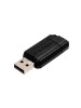 USB kľúč 2.0 VERBATIM PinStripe, 16 GB, čierny