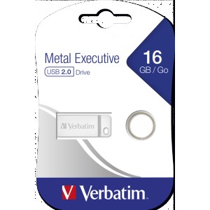 USB kľúč VERBATIM Metal Executive, USB 2.0, 16 GB