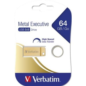 USB kľúč VERBATIM Metal Executive, USB 3.0, 64 GB
