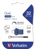 USB kľúč VERBATIM Dual, USB 3.0 + USB-C, 32 GB