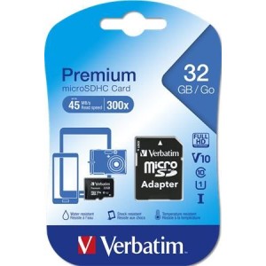Pamäťová karta VERBATIM Premium, micro SDHC, 32 GB