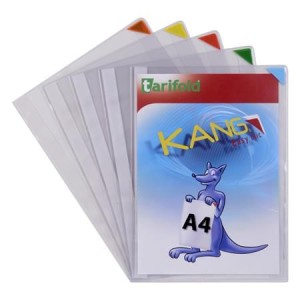 Samolepiaca prezentačná tabuľa TARIFOLD Kang, A4, mix farieb