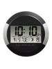 Nástenné hodiny digitálne HAMA PP-245 24,5cm čierno-strieborné