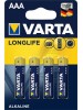 Batéria VARTA Longlife AAA - 4 ks