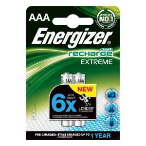 Batéria ENERGIZER Accu Recharge AAA mikrotužková nabíjateľná - 2 ks