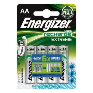 Batéria ENERGIZER Accu Recharge AA tužková nabíjateľná - 4 ks