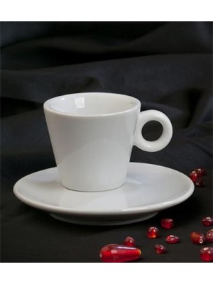 Šálka na espresso s podšálkou COFFEE TIME, 70 ml, 2 ks