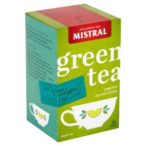 Čaj MISTRAL zelený Limetka a eukalyptus 30g