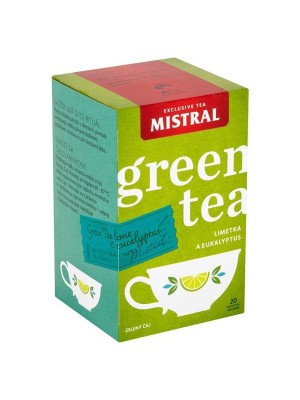 Čaj MISTRAL zelený Limetka a eukalyptus 30g
