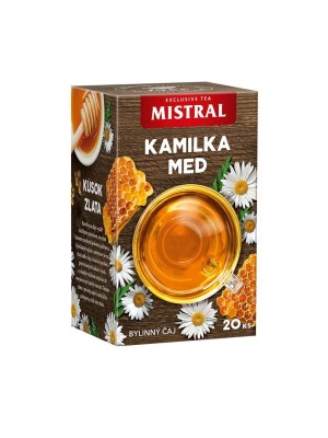 Čaj MISTRAL bylinný kamilka, med 30g
