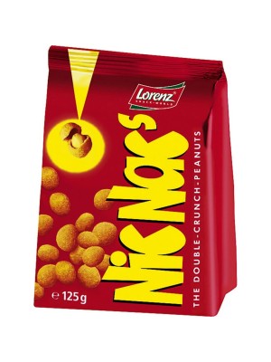 Arašidy LORENZ Nic Nac´s, obaľované slané, 125 g