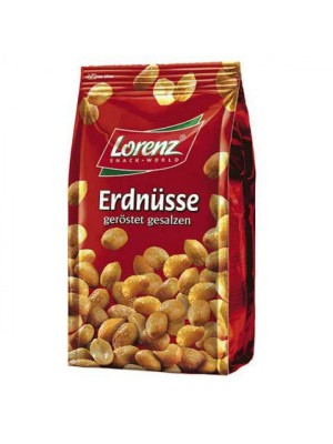 Arašidy LORENZ, lúpané solené, 200 g