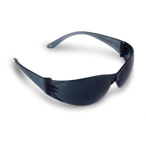 Ochranné okuliare "Pokelux", polykarbonátové tmavosivé šošovky