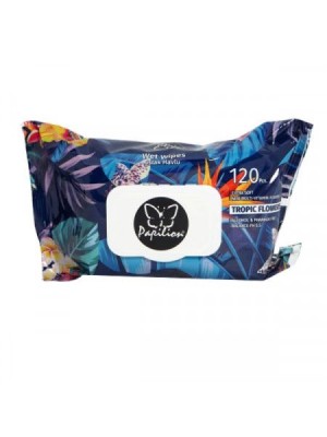 Vlhčené utierky Papilion Tropic 120ks
