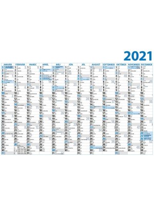 Kalendár jednolistový 860x600mm 2022