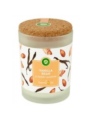 Vonná sviečka Essential Oils - Vanilka & sladké mandle 185g
