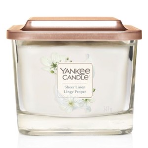 Sviečka Yankee Candle - Sheer Linen, stredná
