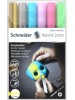 Akrylový popisovač, sada, 2 mm, SCHNEIDER "Paint-It 310", 6 rôznych farieb
