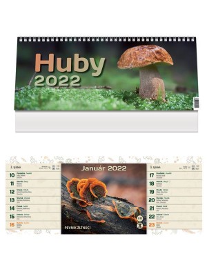 Kalendár stolový HUBY 2022