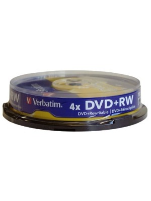 DVD +RW Verbatim CakeBox/10ks