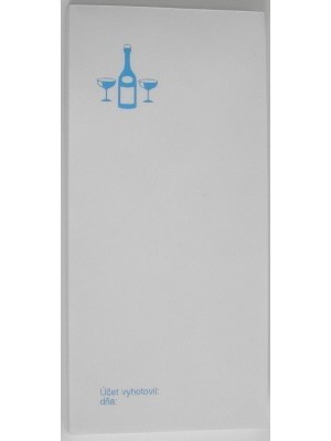 Čašnícke účtenky s motívom