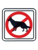 Piktogram Zákaz vstupu so psom