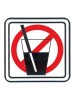 Piktogram Zákaz vstupu s nápojom