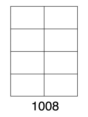 Etikety SOREX, biele, 105x74 mm